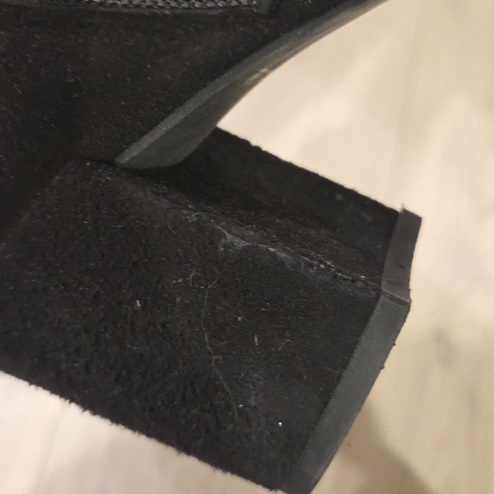 Stuart Weitzman Black Suede Boots